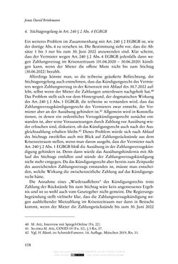 Image of the Page - 158 - in Vertragsrecht in der Coronakrise