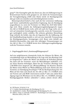 Image of the Page - 160 - in Vertragsrecht in der Coronakrise