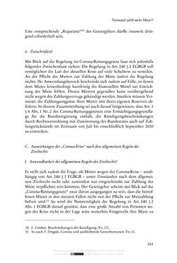 Bild der Seite - 161 - in Vertragsrecht in der Coronakrise