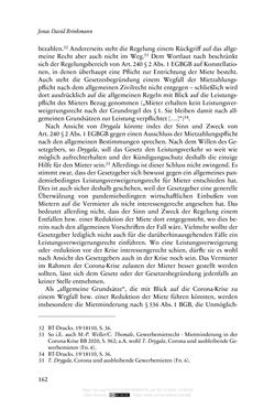 Image of the Page - 162 - in Vertragsrecht in der Coronakrise