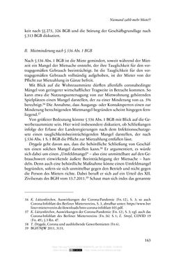 Image of the Page - 163 - in Vertragsrecht in der Coronakrise