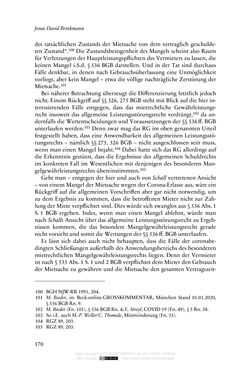 Image of the Page - 170 - in Vertragsrecht in der Coronakrise