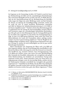 Image of the Page - 173 - in Vertragsrecht in der Coronakrise