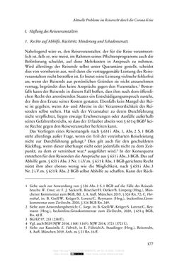Image of the Page - 177 - in Vertragsrecht in der Coronakrise