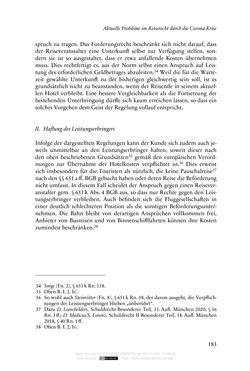 Image of the Page - 183 - in Vertragsrecht in der Coronakrise