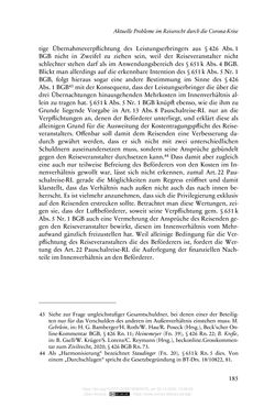 Image of the Page - 185 - in Vertragsrecht in der Coronakrise