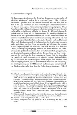 Image of the Page - 191 - in Vertragsrecht in der Coronakrise