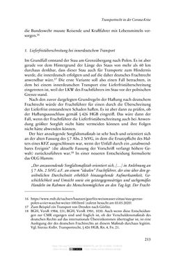 Image of the Page - 213 - in Vertragsrecht in der Coronakrise