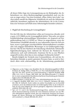 Image of the Page - 227 - in Vertragsrecht in der Coronakrise