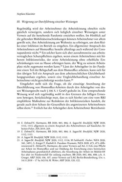 Image of the Page - 230 - in Vertragsrecht in der Coronakrise