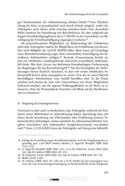 Image of the Page - 235 - in Vertragsrecht in der Coronakrise