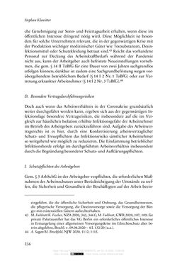 Image of the Page - 236 - in Vertragsrecht in der Coronakrise