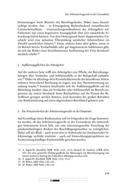 Image of the Page - 239 - in Vertragsrecht in der Coronakrise