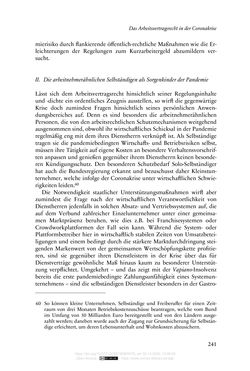 Image of the Page - 241 - in Vertragsrecht in der Coronakrise