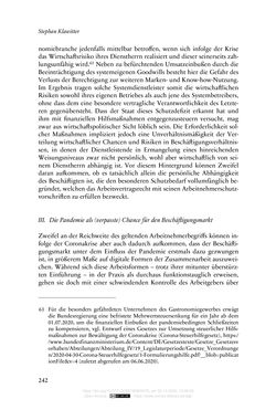 Image of the Page - 242 - in Vertragsrecht in der Coronakrise