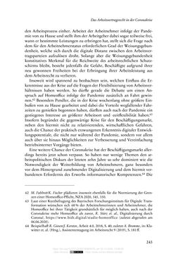 Image of the Page - 243 - in Vertragsrecht in der Coronakrise