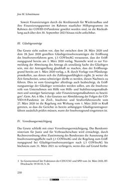 Image of the Page - 250 - in Vertragsrecht in der Coronakrise