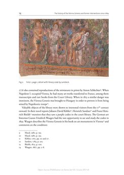 Bild der Seite - 14 - in The Vienna Genesis - Material analysis and conservation of a Late Antique illuminated manuscript on purple parchment