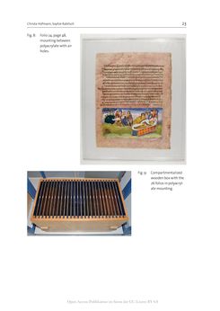 Bild der Seite - 23 - in The Vienna Genesis - Material analysis and conservation of a Late Antique illuminated manuscript on purple parchment