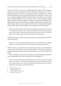 Bild der Seite - 37 - in The Vienna Genesis - Material analysis and conservation of a Late Antique illuminated manuscript on purple parchment