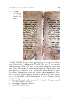 Bild der Seite - 125 - in The Vienna Genesis - Material analysis and conservation of a Late Antique illuminated manuscript on purple parchment