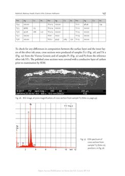 Bild der Seite - 147 - in The Vienna Genesis - Material analysis and conservation of a Late Antique illuminated manuscript on purple parchment
