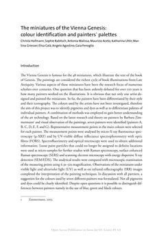 Bild der Seite - 201 - in The Vienna Genesis - Material analysis and conservation of a Late Antique illuminated manuscript on purple parchment