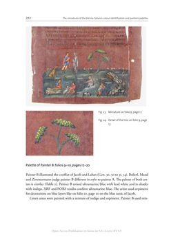 Image of the Page - 222 - in The Vienna Genesis - Material analysis and conservation of a Late Antique illuminated manuscript on purple parchment