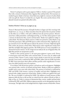 Bild der Seite - 235 - in The Vienna Genesis - Material analysis and conservation of a Late Antique illuminated manuscript on purple parchment