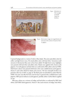Bild der Seite - 236 - in The Vienna Genesis - Material analysis and conservation of a Late Antique illuminated manuscript on purple parchment