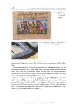 Bild der Seite - 238 - in The Vienna Genesis - Material analysis and conservation of a Late Antique illuminated manuscript on purple parchment