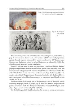 Bild der Seite - 239 - in The Vienna Genesis - Material analysis and conservation of a Late Antique illuminated manuscript on purple parchment