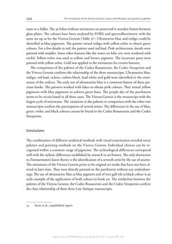 Image of the Page - 244 - in The Vienna Genesis - Material analysis and conservation of a Late Antique illuminated manuscript on purple parchment