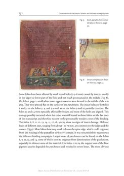 Bild der Seite - 252 - in The Vienna Genesis - Material analysis and conservation of a Late Antique illuminated manuscript on purple parchment