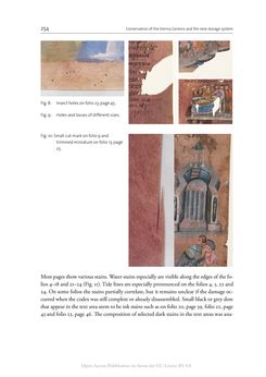 Bild der Seite - 254 - in The Vienna Genesis - Material analysis and conservation of a Late Antique illuminated manuscript on purple parchment