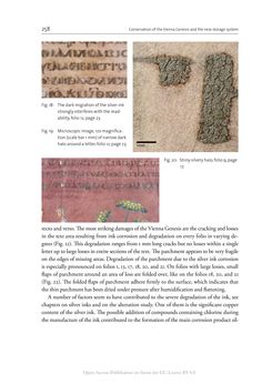 Image of the Page - 258 - in The Vienna Genesis - Material analysis and conservation of a Late Antique illuminated manuscript on purple parchment