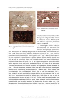 Bild der Seite - 259 - in The Vienna Genesis - Material analysis and conservation of a Late Antique illuminated manuscript on purple parchment