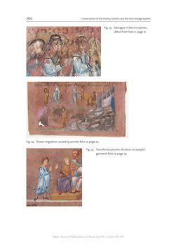 Bild der Seite - 260 - in The Vienna Genesis - Material analysis and conservation of a Late Antique illuminated manuscript on purple parchment