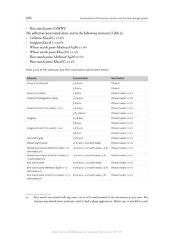 Bild der Seite - 266 - in The Vienna Genesis - Material analysis and conservation of a Late Antique illuminated manuscript on purple parchment