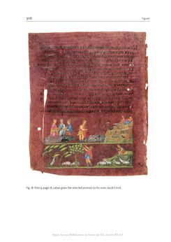 Bild der Seite - 306 - in The Vienna Genesis - Material analysis and conservation of a Late Antique illuminated manuscript on purple parchment