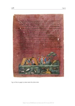 Bild der Seite - 308 - in The Vienna Genesis - Material analysis and conservation of a Late Antique illuminated manuscript on purple parchment