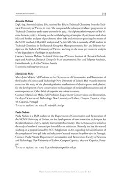 Bild der Seite - 343 - in The Vienna Genesis - Material analysis and conservation of a Late Antique illuminated manuscript on purple parchment