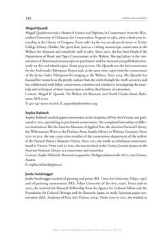 Bild der Seite - 344 - in The Vienna Genesis - Material analysis and conservation of a Late Antique illuminated manuscript on purple parchment