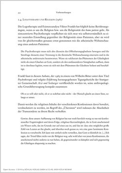 Image of the Page - 22 - in Viktor E. Frankl - Gesammlte Werke