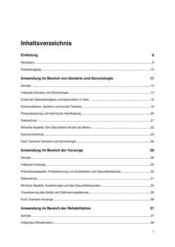 Image of the Page - (000005) - in Die Akzeptanz virtueller Gesundheits-Avatare - Eine Fokusgruppenanalyse, Volume 1