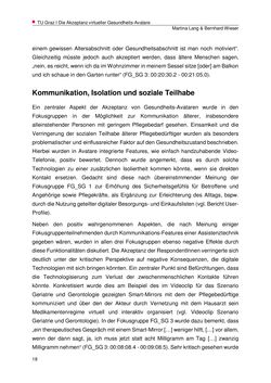 Image of the Page - 18 - in Die Akzeptanz virtueller Gesundheits-Avatare - Eine Fokusgruppenanalyse, Volume 1