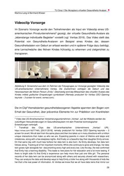 Image of the Page - 29 - in Die Akzeptanz virtueller Gesundheits-Avatare - Eine Fokusgruppenanalyse, Volume 1