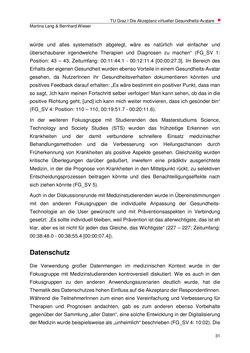 Image of the Page - 31 - in Die Akzeptanz virtueller Gesundheits-Avatare - Eine Fokusgruppenanalyse, Volume 1