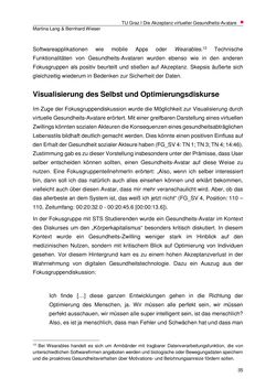 Image of the Page - 35 - in Die Akzeptanz virtueller Gesundheits-Avatare - Eine Fokusgruppenanalyse, Volume 1
