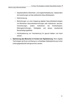 Image of the Page - 51 - in Die Akzeptanz virtueller Gesundheits-Avatare - Eine Fokusgruppenanalyse, Volume 1